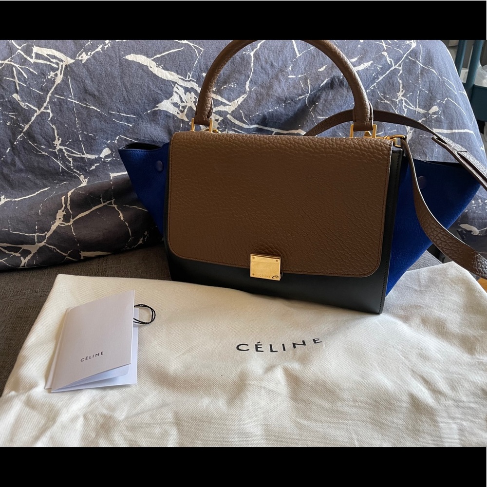 Authentic Celine Trapeze Handbag